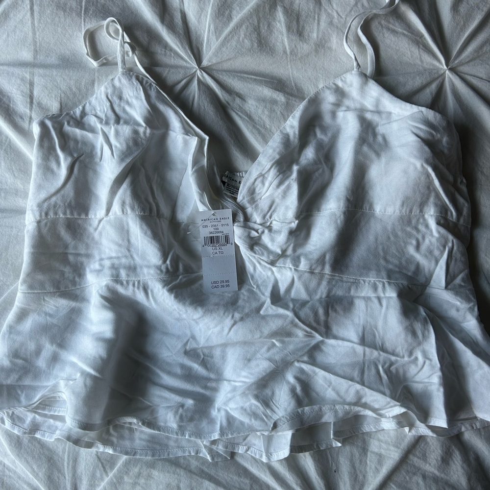 White Crop Top
